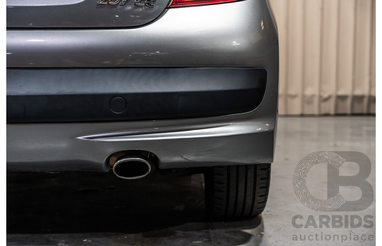 3/2011 Peugeot 207 CC 1.6 MY10 2d Cabriolet Metallic Grey 1.6L