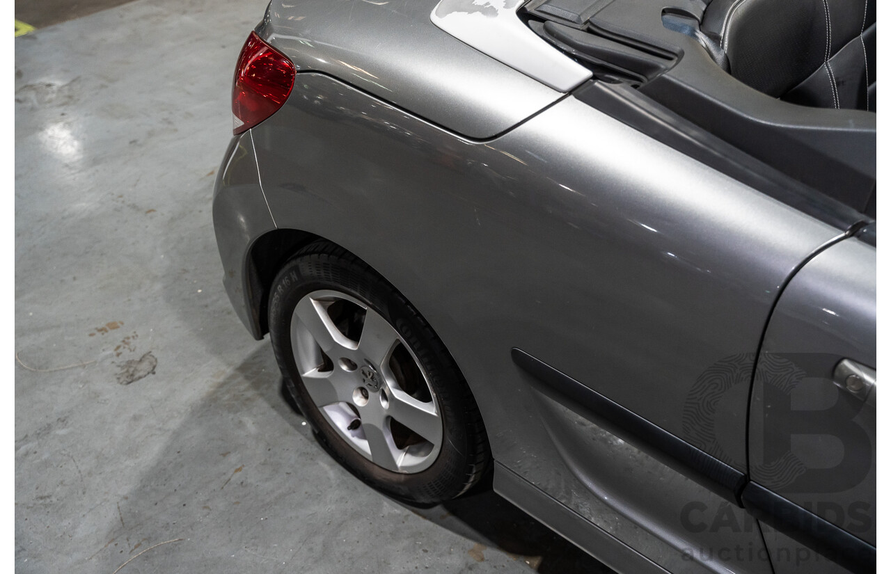 3/2011 Peugeot 207 CC 1.6 MY10 2d Cabriolet Metallic Grey 1.6L