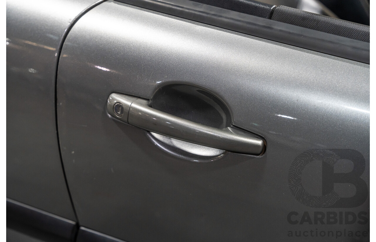 3/2011 Peugeot 207 CC 1.6 MY10 2d Cabriolet Metallic Grey 1.6L