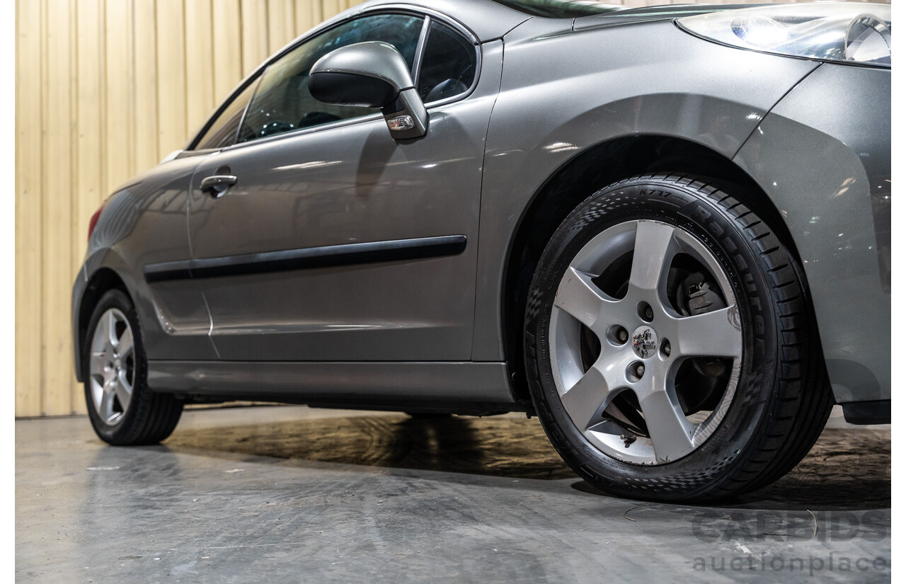 3/2011 Peugeot 207 CC 1.6 MY10 2d Cabriolet Metallic Grey 1.6L