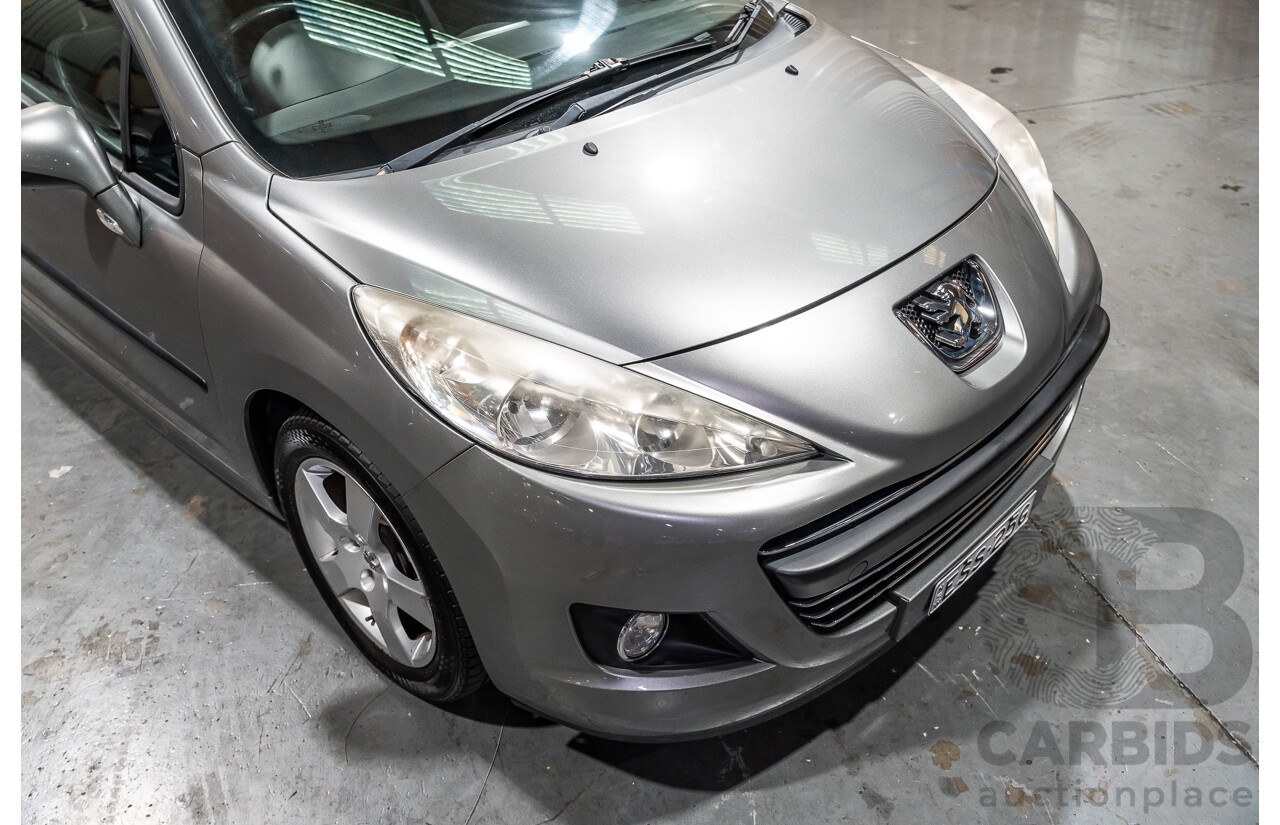 3/2011 Peugeot 207 CC 1.6 MY10 2d Cabriolet Metallic Grey 1.6L