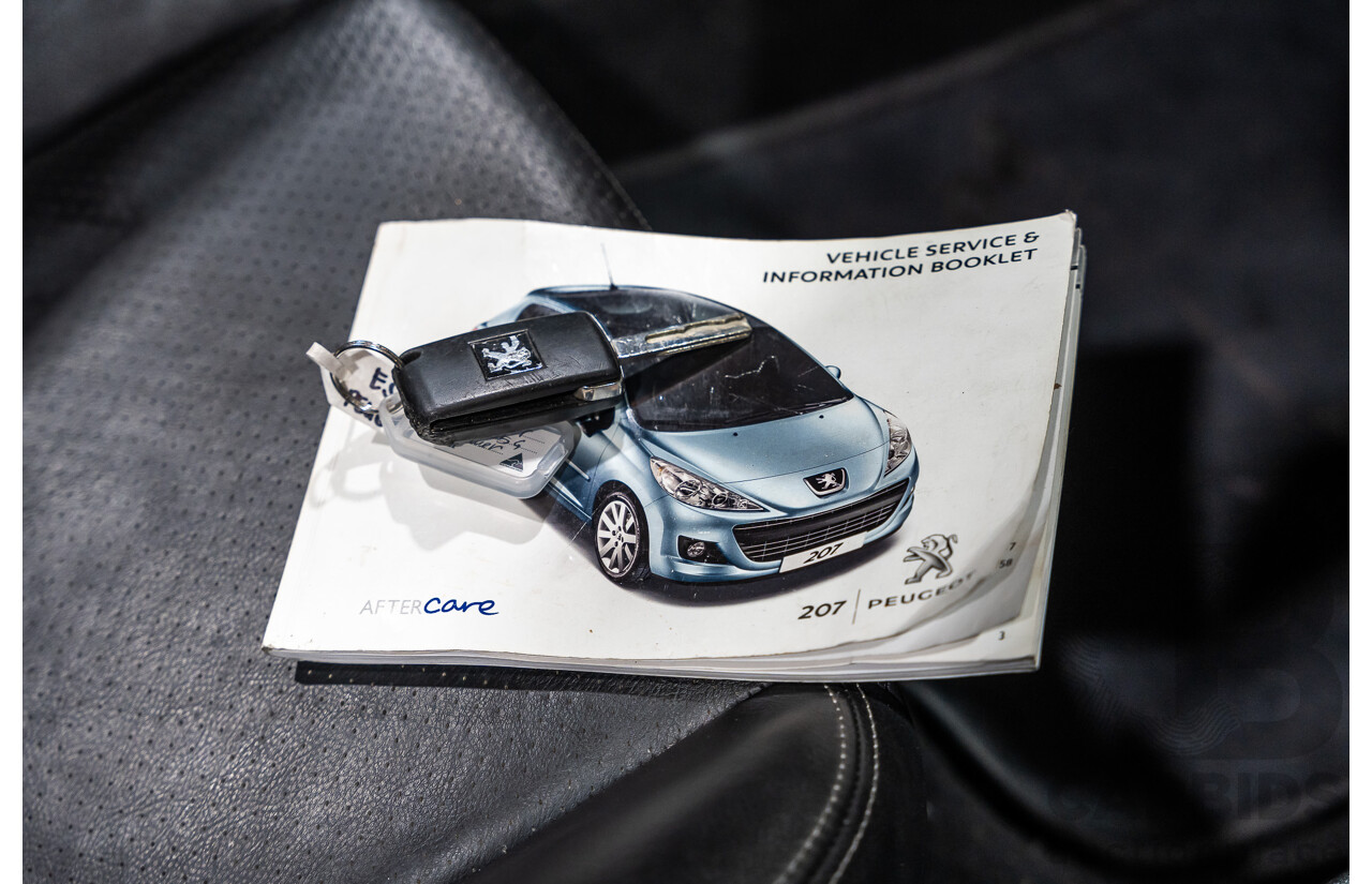 3/2011 Peugeot 207 CC 1.6 MY10 2d Cabriolet Metallic Grey 1.6L