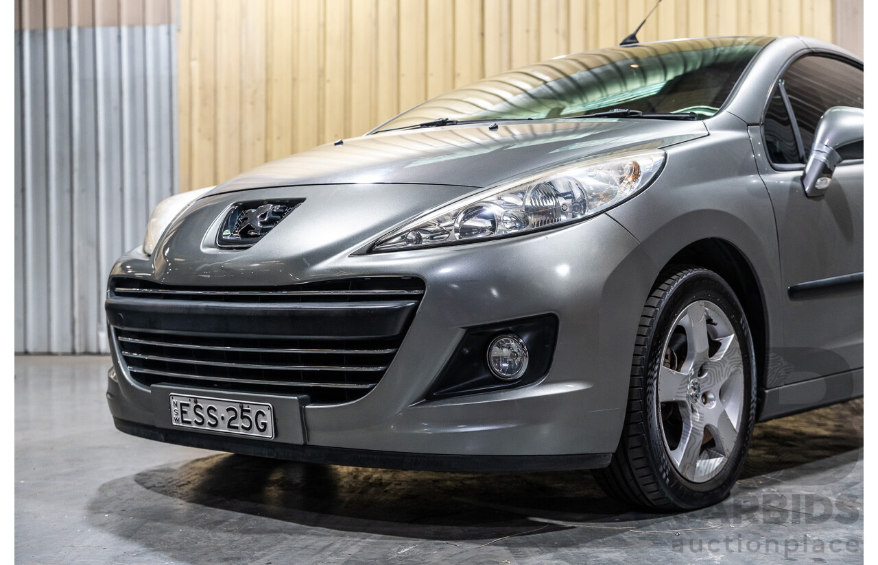 3/2011 Peugeot 207 CC 1.6 MY10 2d Cabriolet Metallic Grey 1.6L