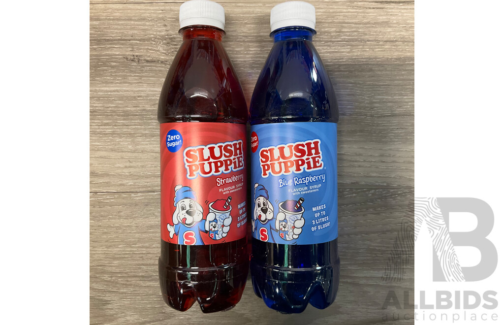 SLUSH PUPPIE Slushie Freeze Pop/Making Cup/Syrups - Lot of 10