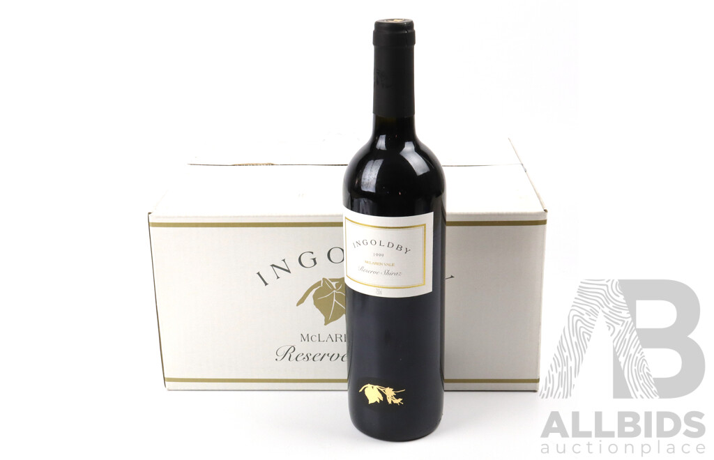 Ingoldby Mclaren Vale Reserve Shiraz Vintage 1999 X 6
