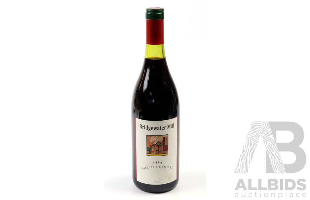 Lot of 12 Bridgewater Mill Millstone Shiraz, 1996 Vintage