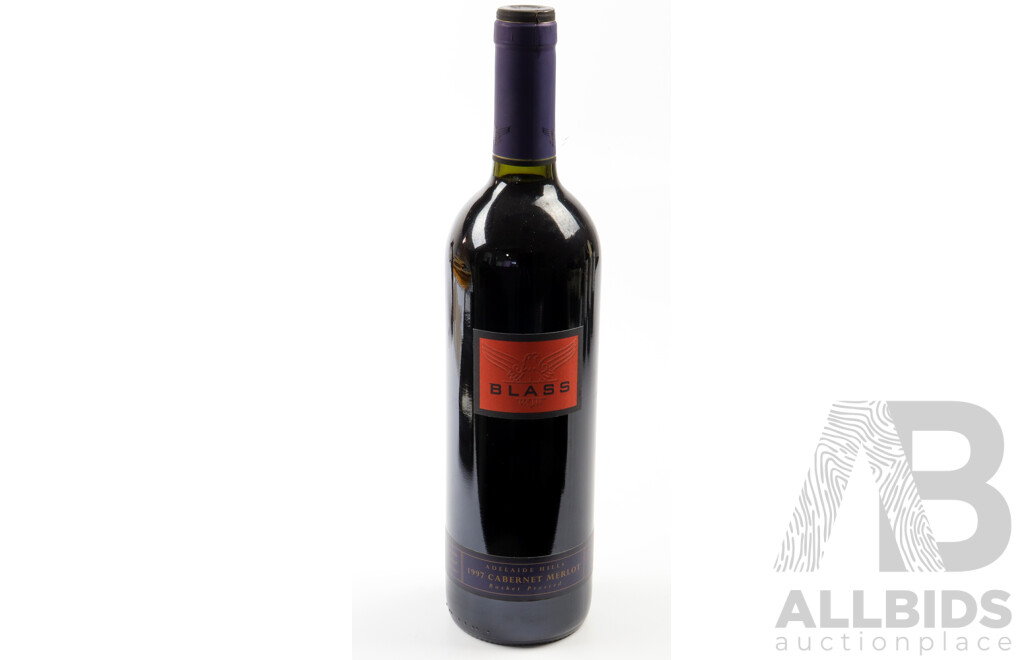 Lot of 12 Blass Adelaide Hills Cabernet Merlot, 1997 Vintage