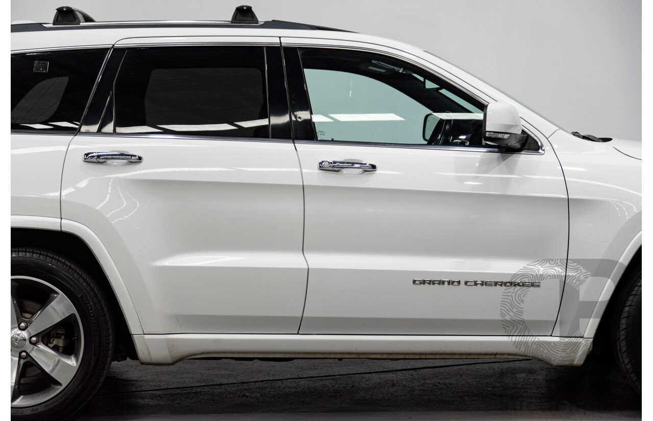 11/2014 Jeep Grand Cherokee Overland (4x4) WK MY15 4d Wagon White Turbo Diesel V6 3.0L