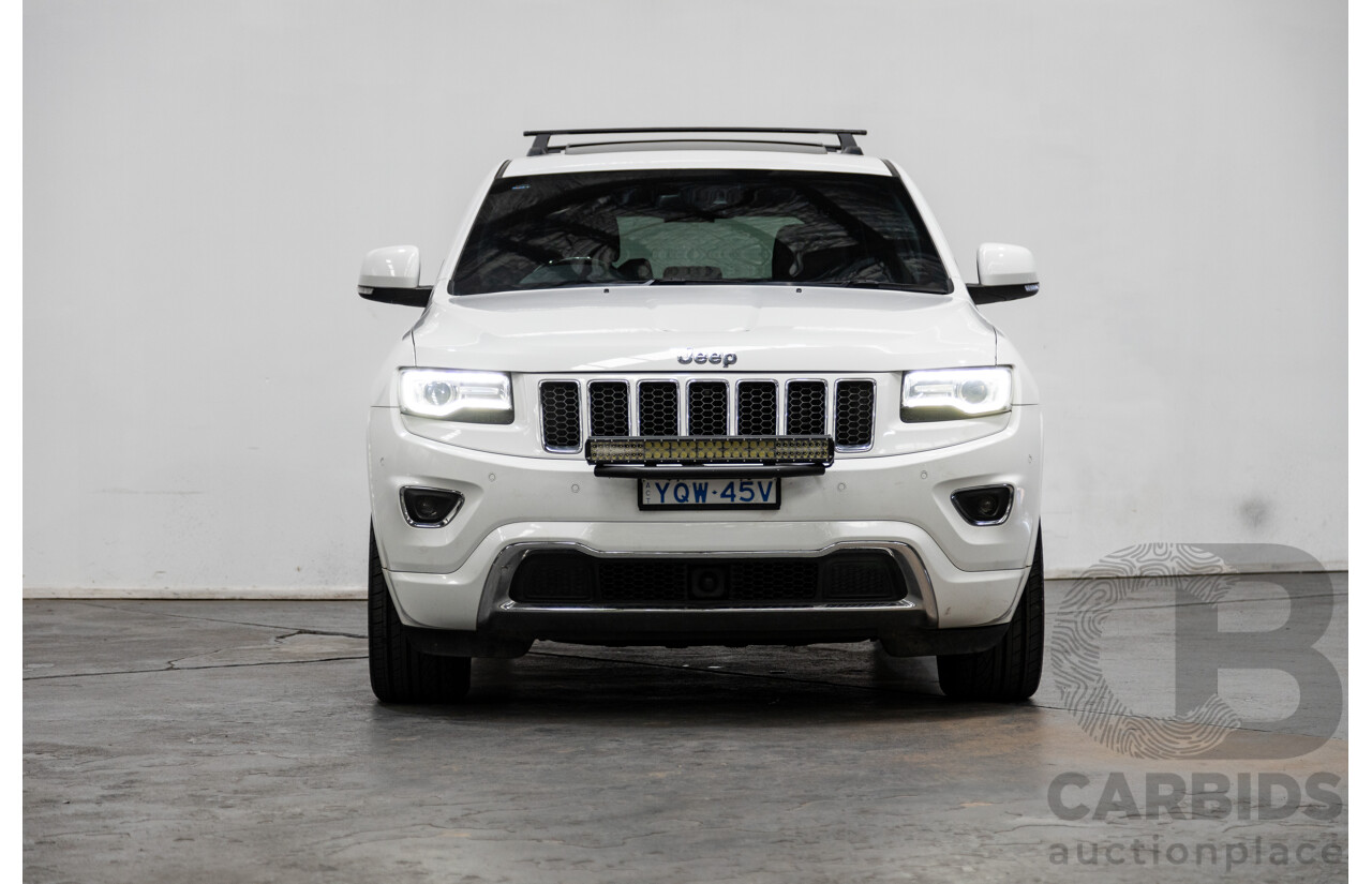 11/2014 Jeep Grand Cherokee Overland (4x4) WK MY15 4d Wagon White Turbo Diesel V6 3.0L