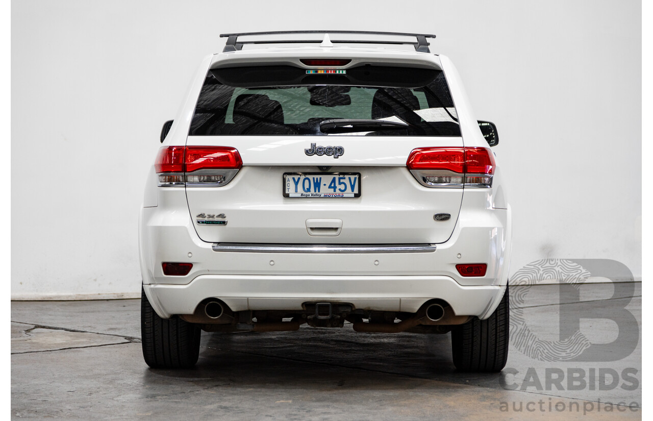 11/2014 Jeep Grand Cherokee Overland (4x4) WK MY15 4d Wagon White Turbo Diesel V6 3.0L