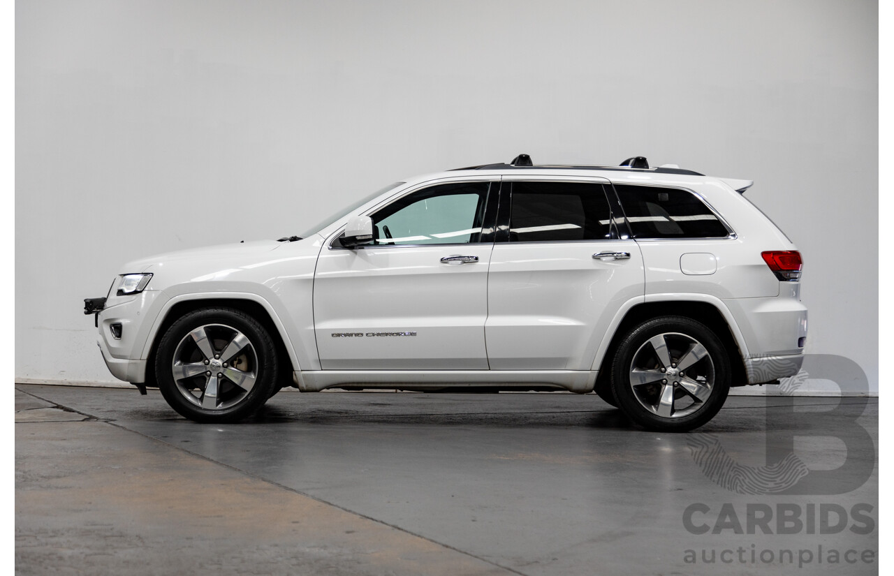 11/2014 Jeep Grand Cherokee Overland (4x4) WK MY15 4d Wagon White Turbo Diesel V6 3.0L