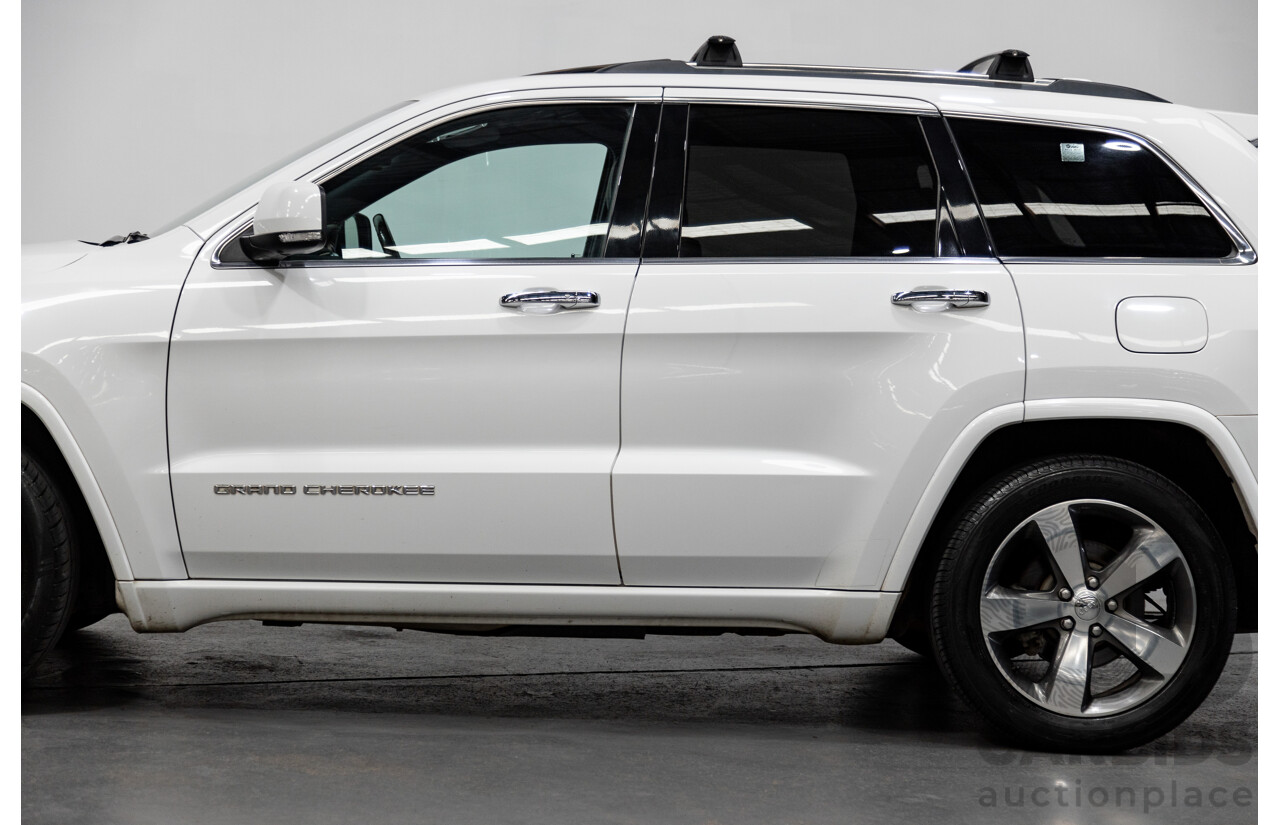 11/2014 Jeep Grand Cherokee Overland (4x4) WK MY15 4d Wagon White Turbo Diesel V6 3.0L