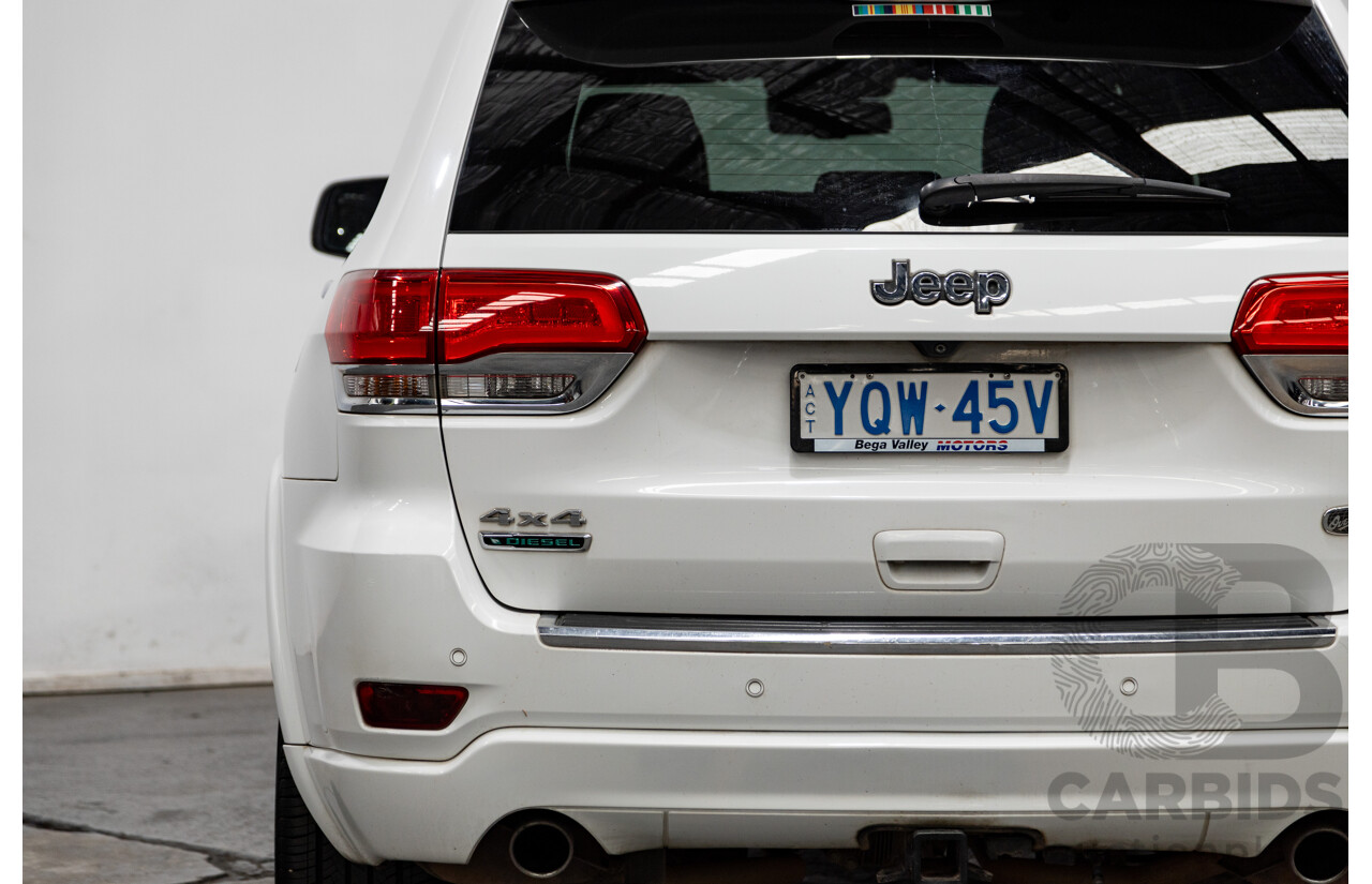 11/2014 Jeep Grand Cherokee Overland (4x4) WK MY15 4d Wagon White Turbo Diesel V6 3.0L