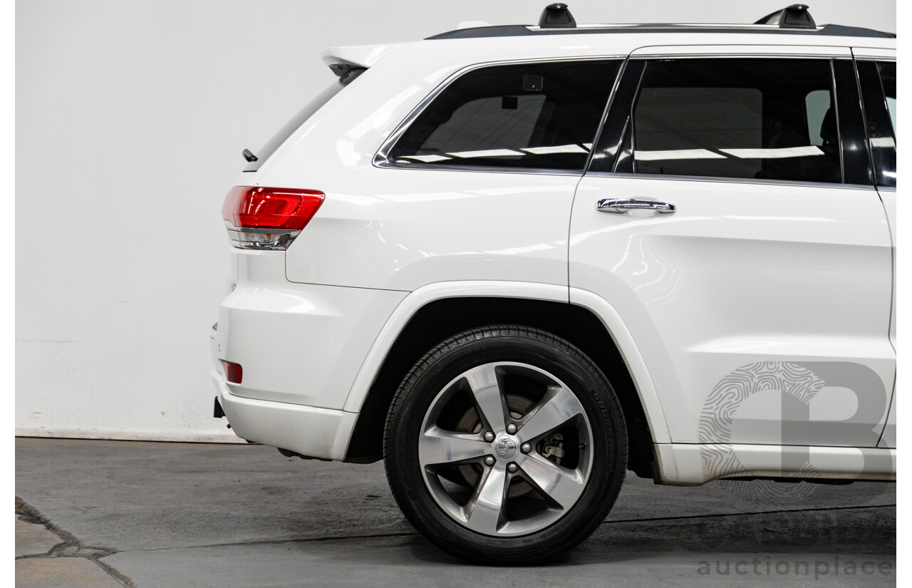 11/2014 Jeep Grand Cherokee Overland (4x4) WK MY15 4d Wagon White Turbo Diesel V6 3.0L