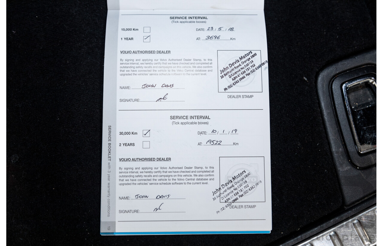 03/2017 Volvo V90 D5 Cross Country Inscription AWD P MY17 4d Wagon Grey Twin Turbo 2.0L