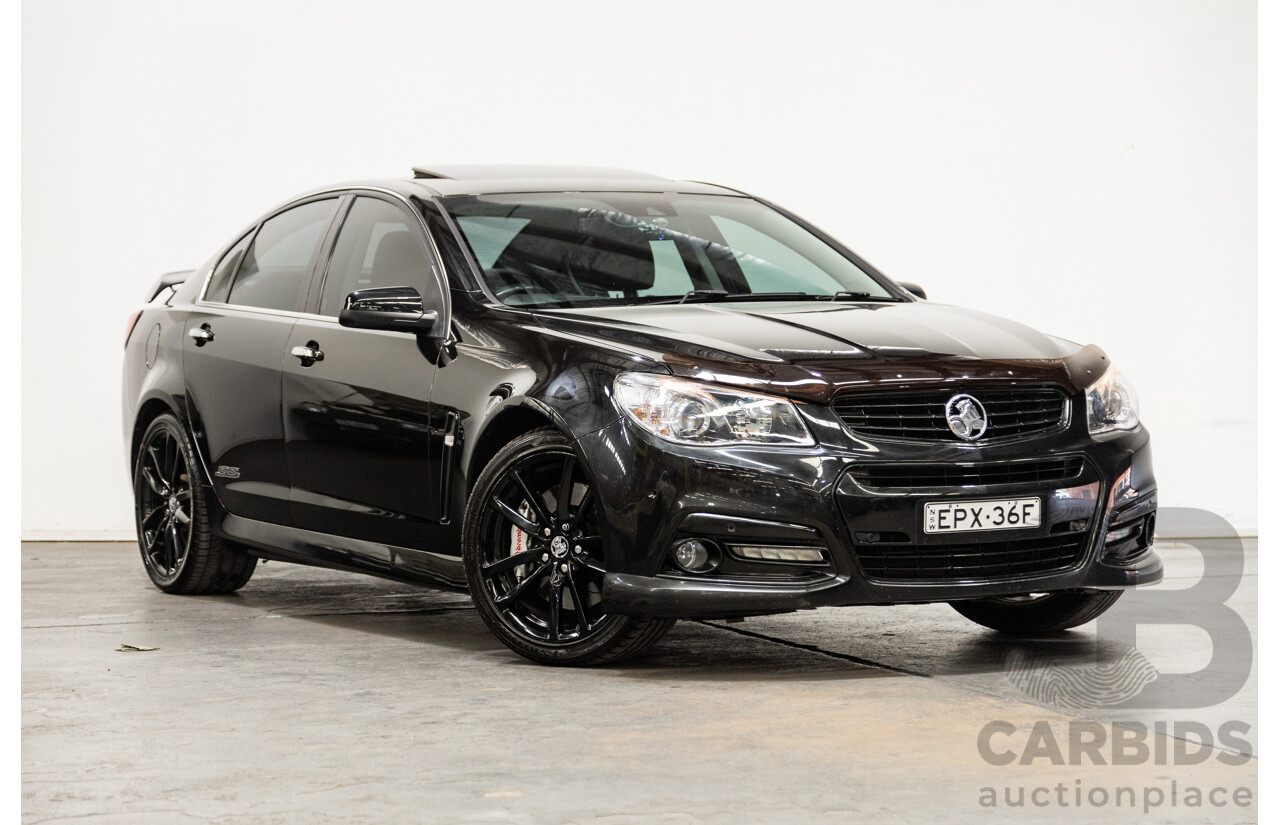 5/2014 Holden Commodore SS-V Redline VF MY15 4d Sedan Black V8 6.0L