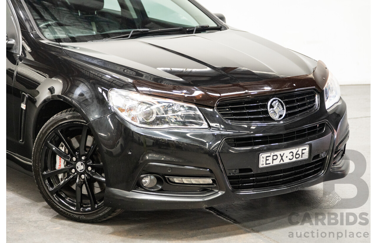 5/2014 Holden Commodore SS-V Redline VF MY15 4d Sedan Black V8 6.0L