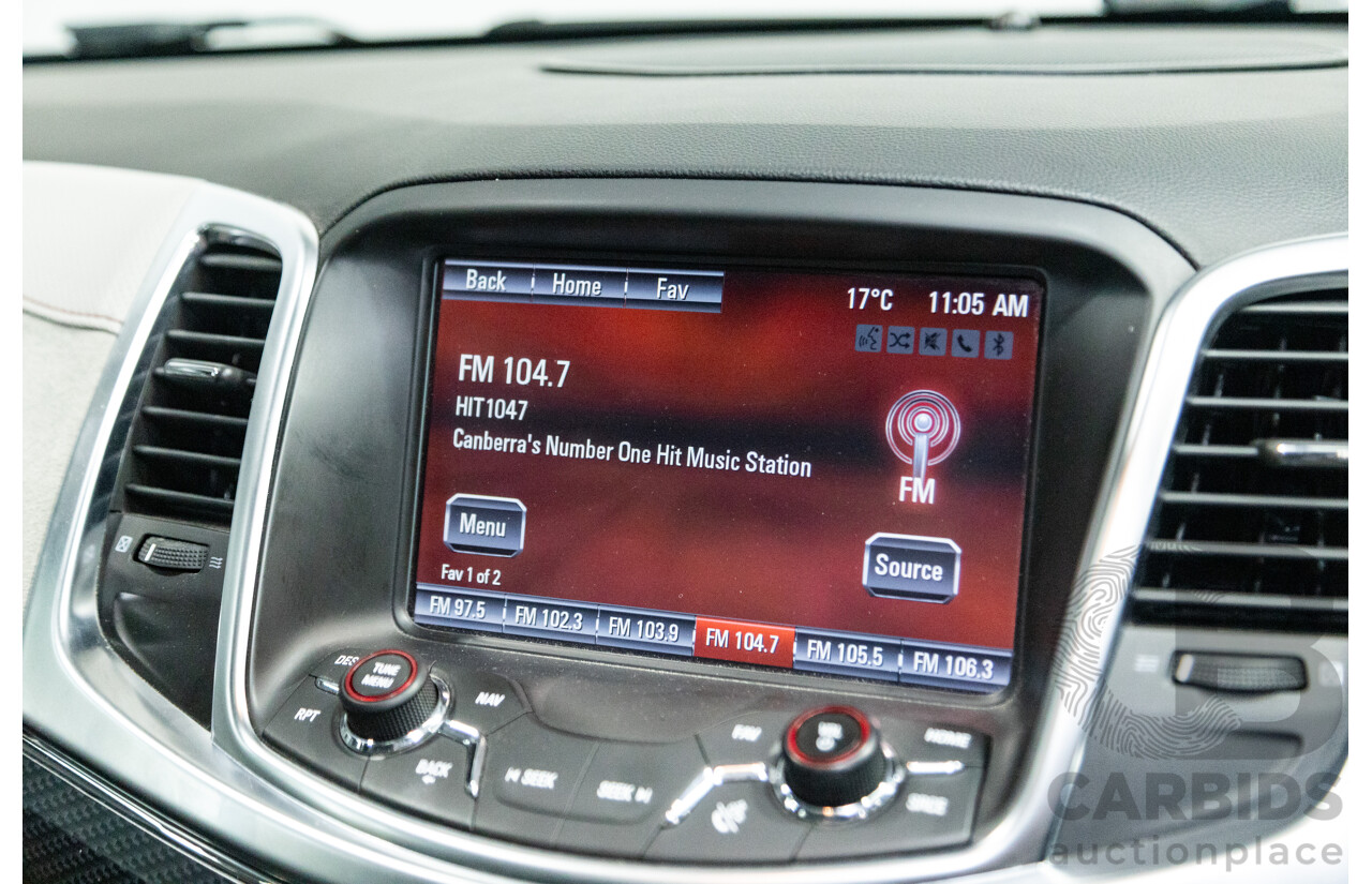 5/2014 Holden Commodore SS-V Redline VF MY15 4d Sedan Black V8 6.0L