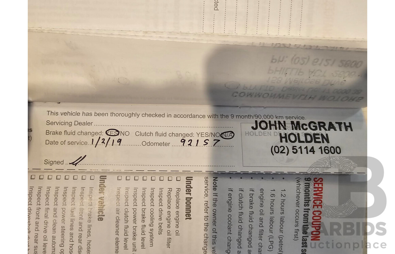 5/2014 Holden Commodore SS-V Redline VF MY15 4d Sedan Black V8 6.0L