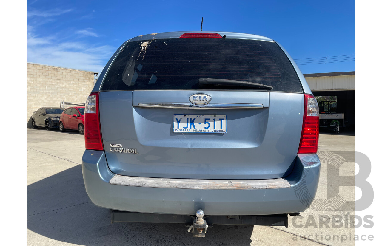 11/09 Kia Grand Carnival PREMIUM FWD VQ 4D Wagon Blue 3.8L