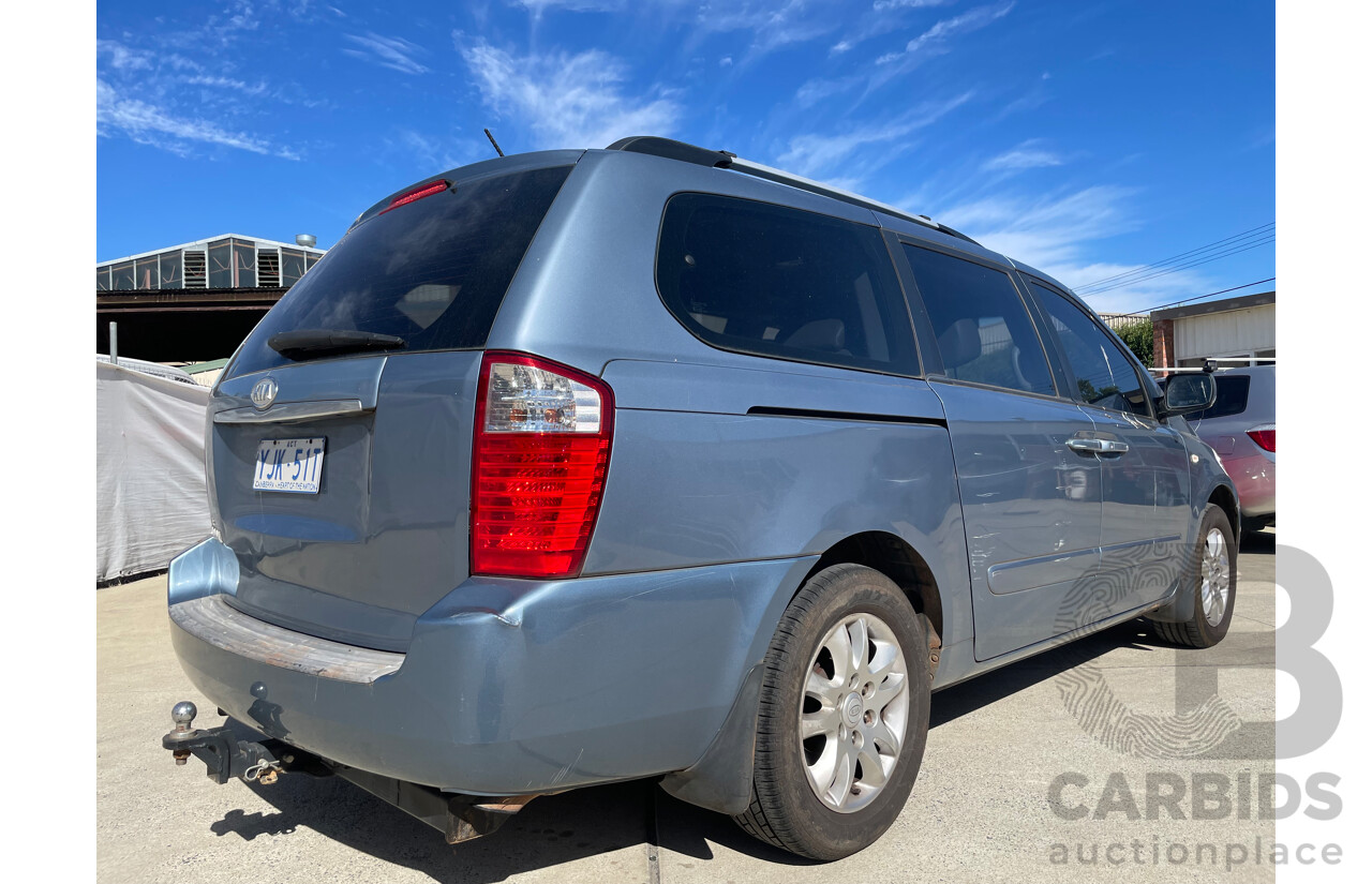 11/09 Kia Grand Carnival PREMIUM FWD VQ 4D Wagon Blue 3.8L