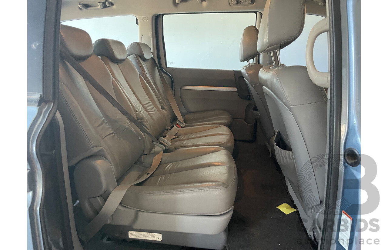 11/09 Kia Grand Carnival PREMIUM FWD VQ 4D Wagon Blue 3.8L