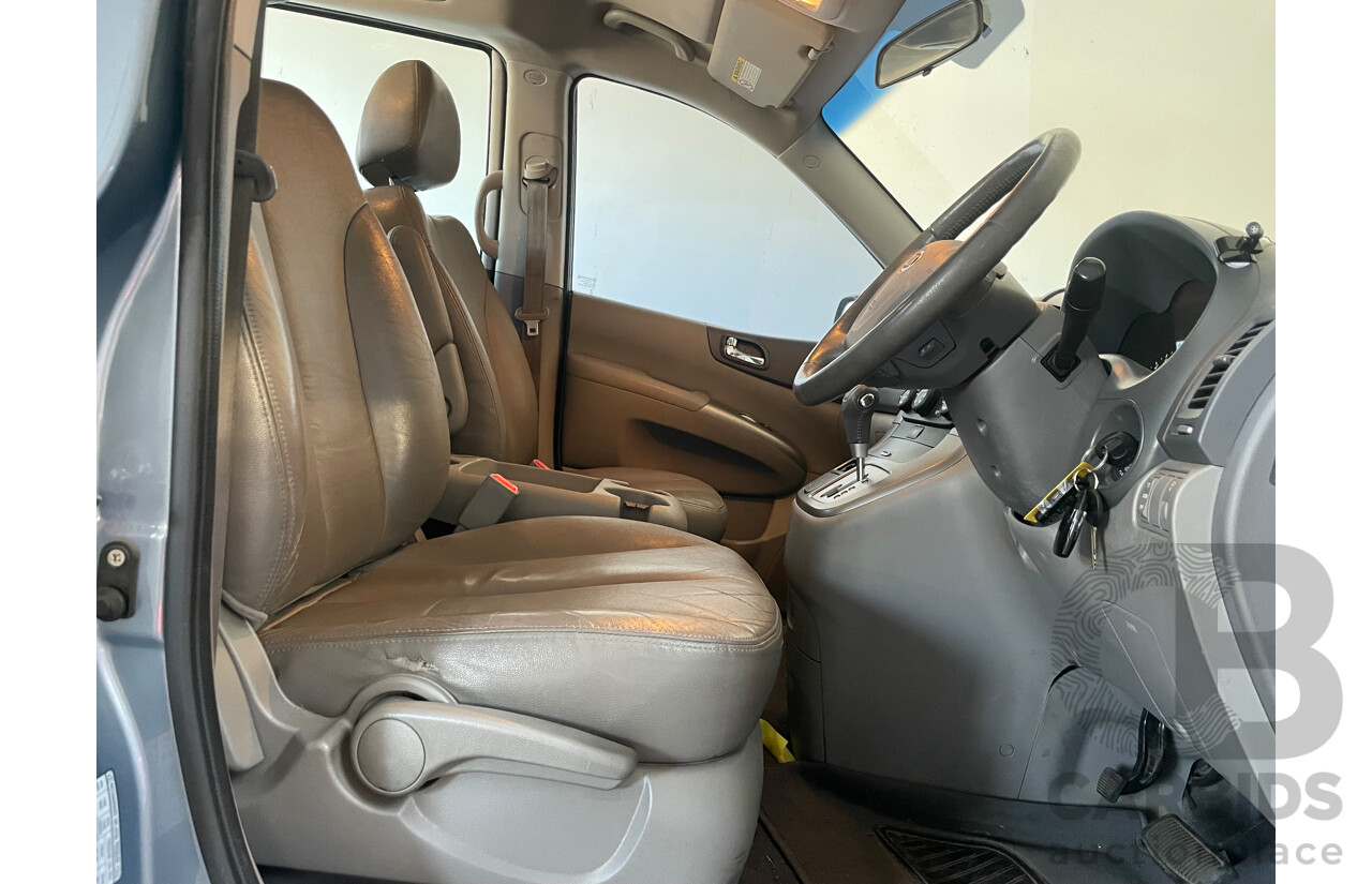 11/09 Kia Grand Carnival PREMIUM FWD VQ 4D Wagon Blue 3.8L