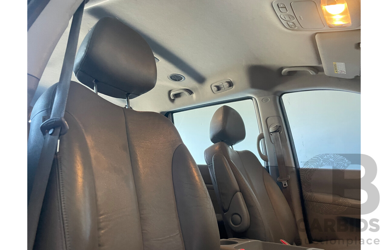 11/09 Kia Grand Carnival PREMIUM FWD VQ 4D Wagon Blue 3.8L