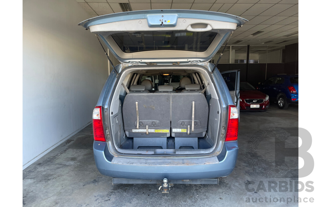 11/09 Kia Grand Carnival PREMIUM FWD VQ 4D Wagon Blue 3.8L