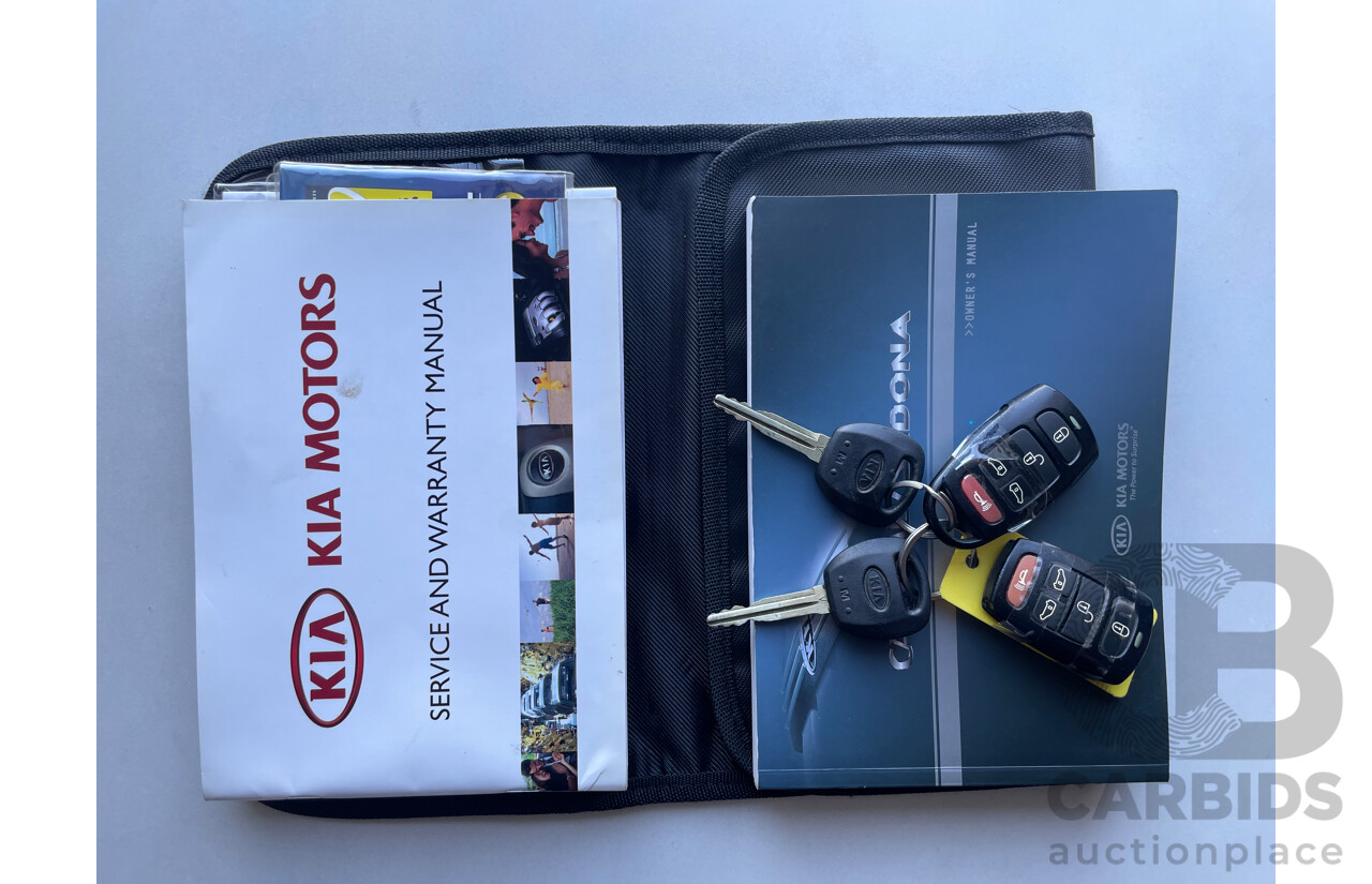 11/09 Kia Grand Carnival PREMIUM FWD VQ 4D Wagon Blue 3.8L