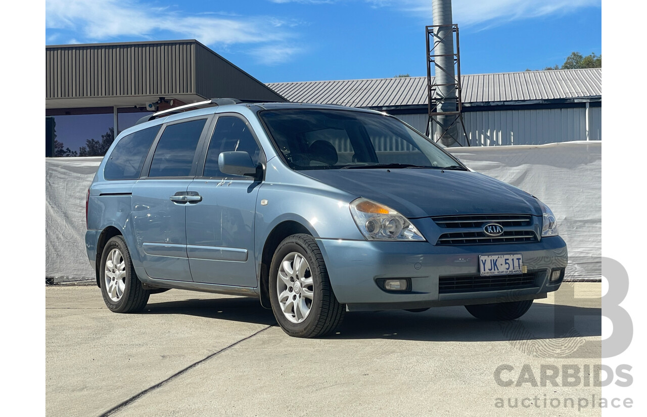 11/09 Kia Grand Carnival PREMIUM FWD VQ 4D Wagon Blue 3.8L