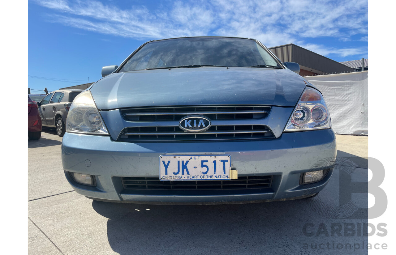 11/09 Kia Grand Carnival PREMIUM FWD VQ 4D Wagon Blue 3.8L