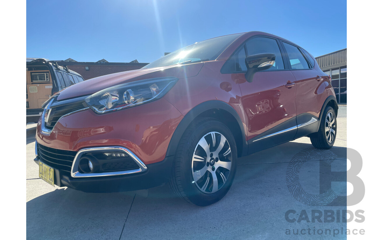 12/16 Renault Captur EXPRESSION FWD J87 4D Wagon Orange 1.2L