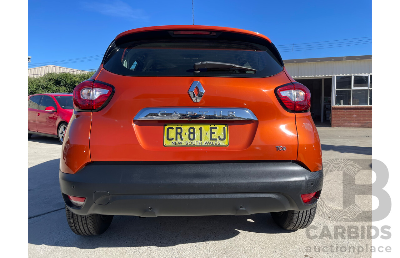 12/16 Renault Captur EXPRESSION FWD J87 4D Wagon Orange 1.2L