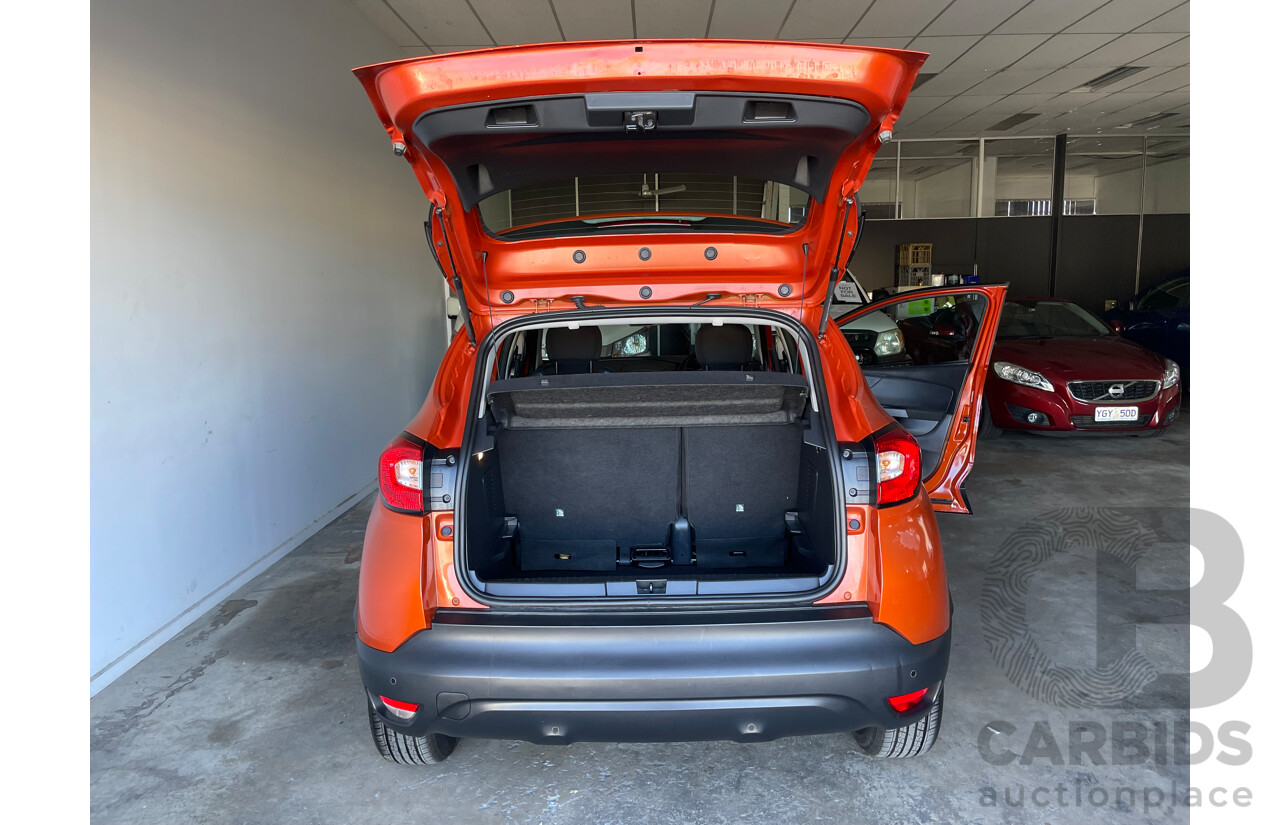 12/16 Renault Captur EXPRESSION FWD J87 4D Wagon Orange 1.2L