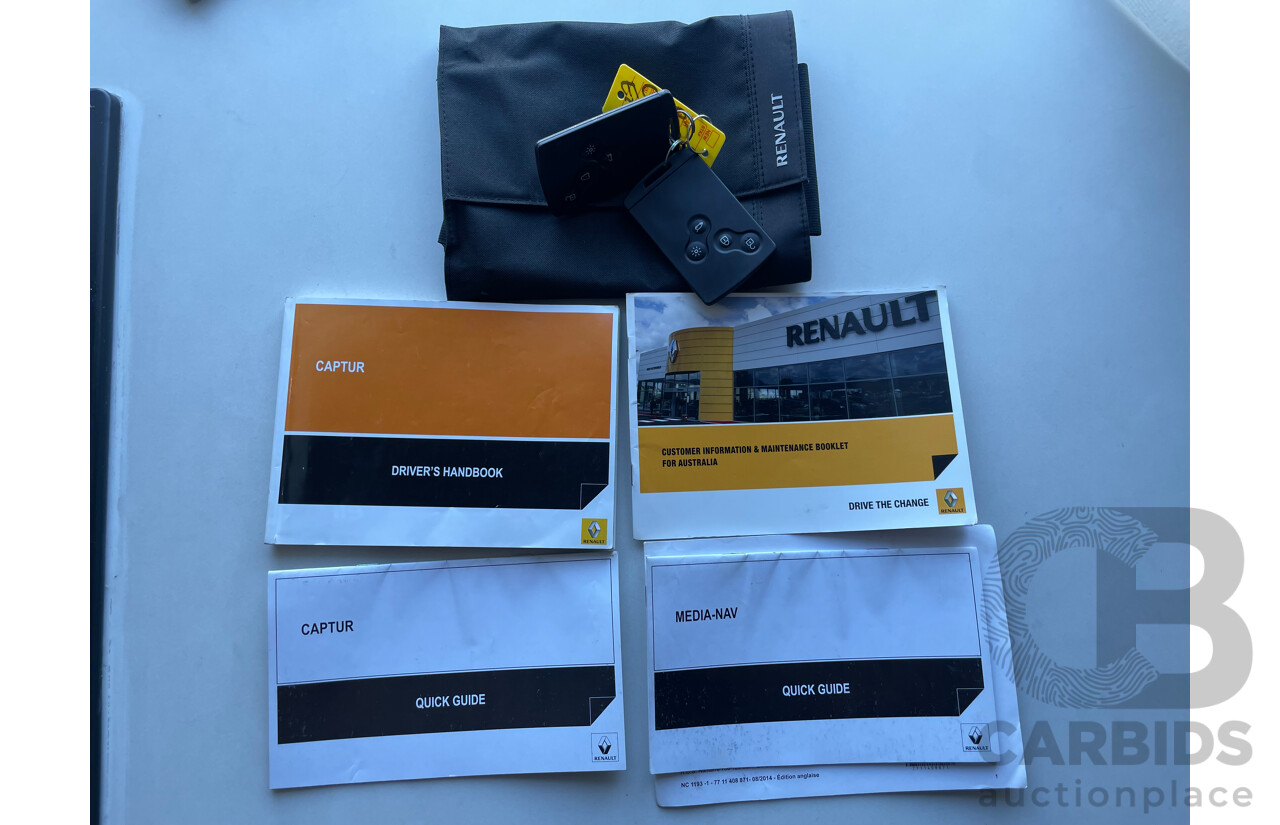 12/16 Renault Captur EXPRESSION FWD J87 4D Wagon Orange 1.2L