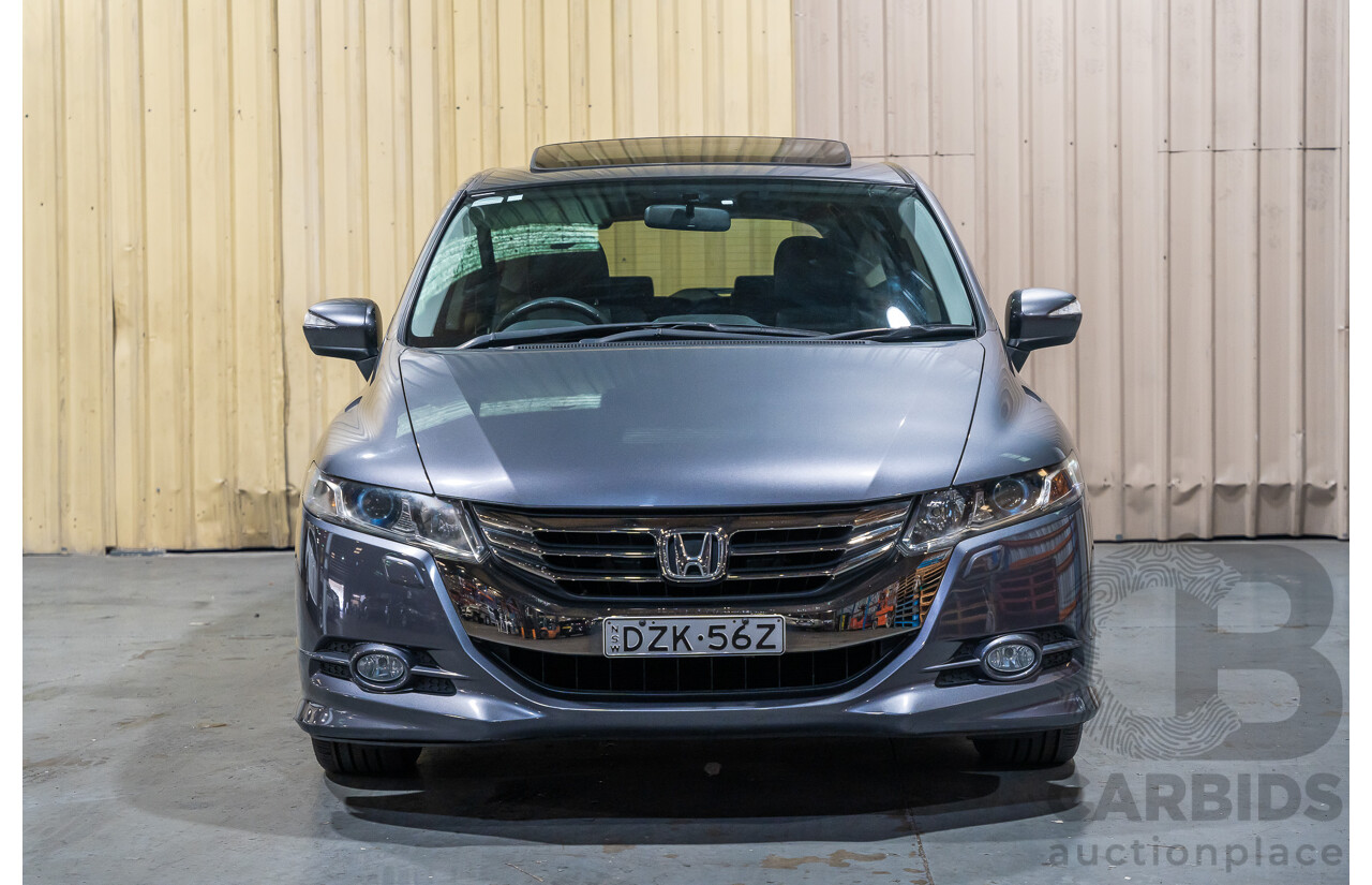 10/2012 Honda Odyssey Luxury RB MY12 4d Wagon Metallic Grey 2.4L - 7 Seater