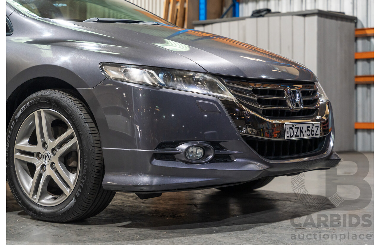 10/2012 Honda Odyssey Luxury RB MY12 4d Wagon Metallic Grey 2.4L - 7 Seater