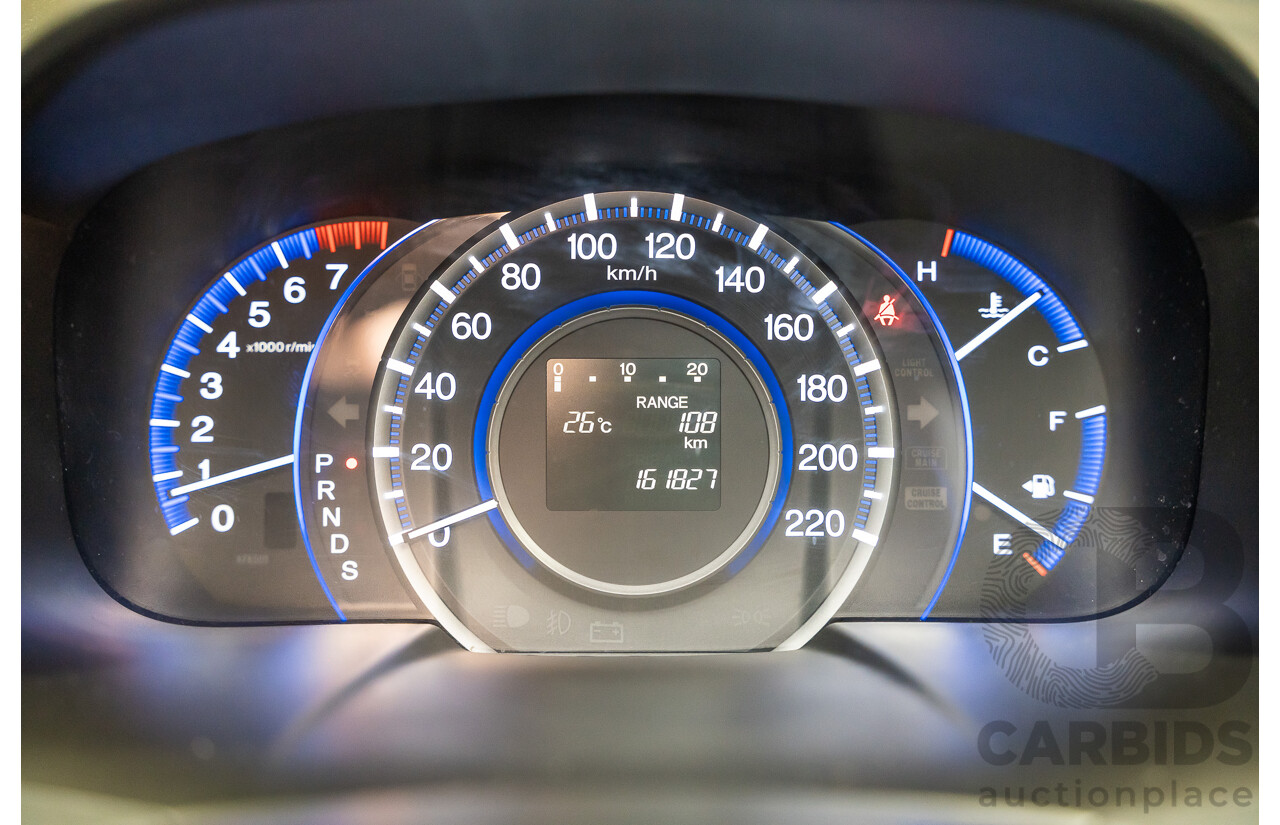 10/2012 Honda Odyssey Luxury RB MY12 4d Wagon Metallic Grey 2.4L - 7 Seater