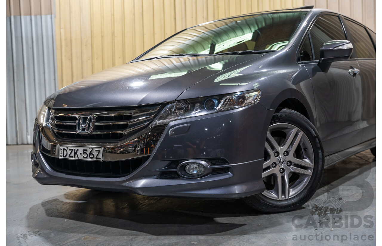 10/2012 Honda Odyssey Luxury RB MY12 4d Wagon Metallic Grey 2.4L - 7 Seater