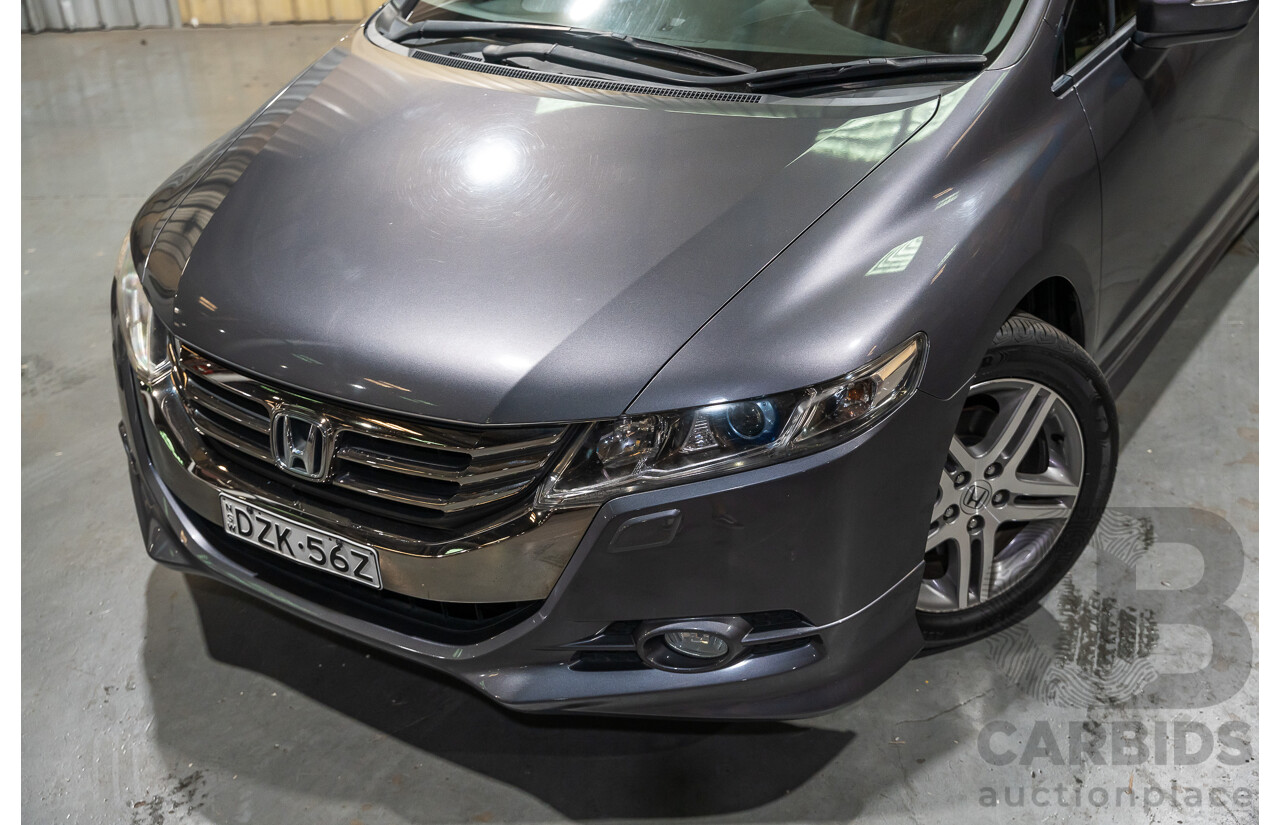 10/2012 Honda Odyssey Luxury RB MY12 4d Wagon Metallic Grey 2.4L - 7 Seater