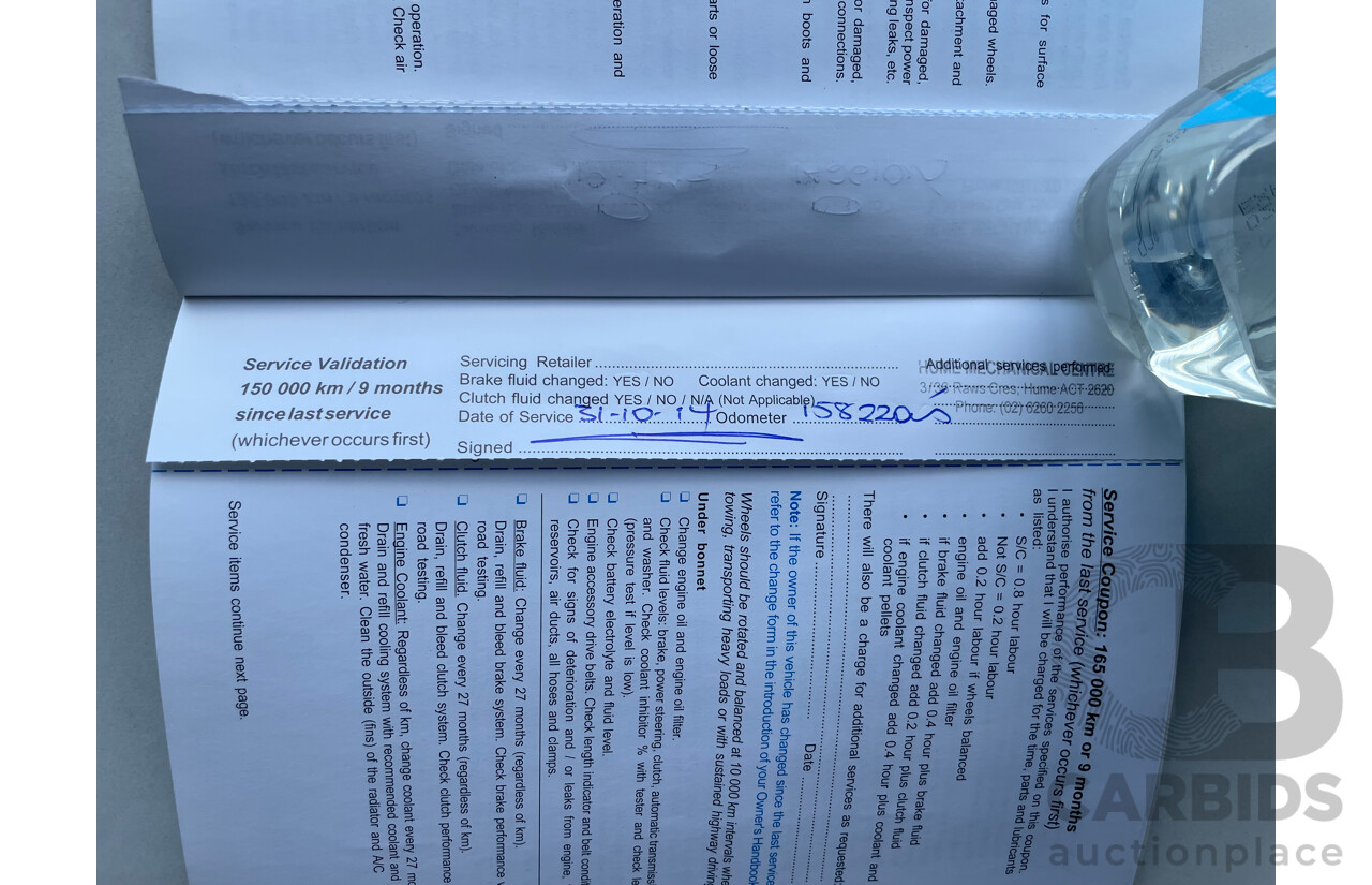 08/03 Holden Commodore EXECUTIVE RWD VY 4D Wagon White 3.8L