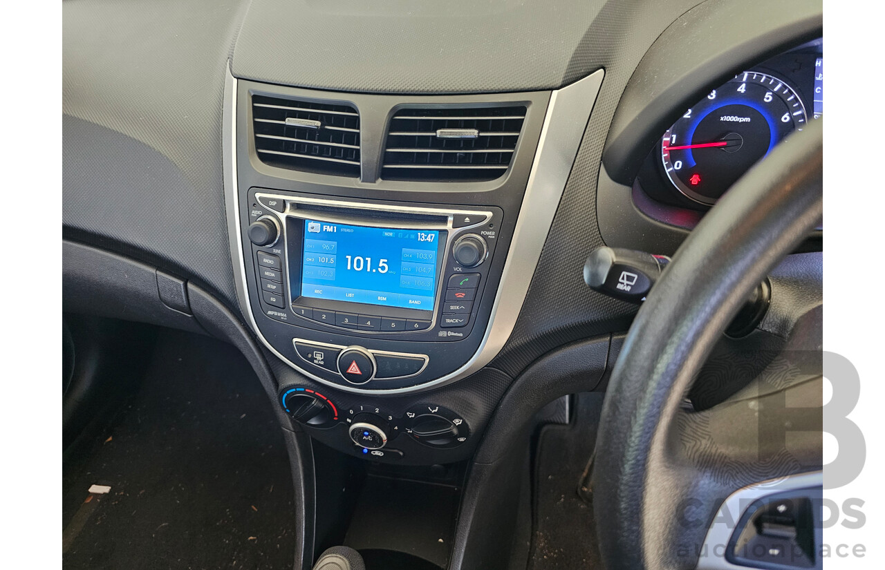 8/2013 Hyundai Accent Active RB2 5d Hatchback Green 1.6L