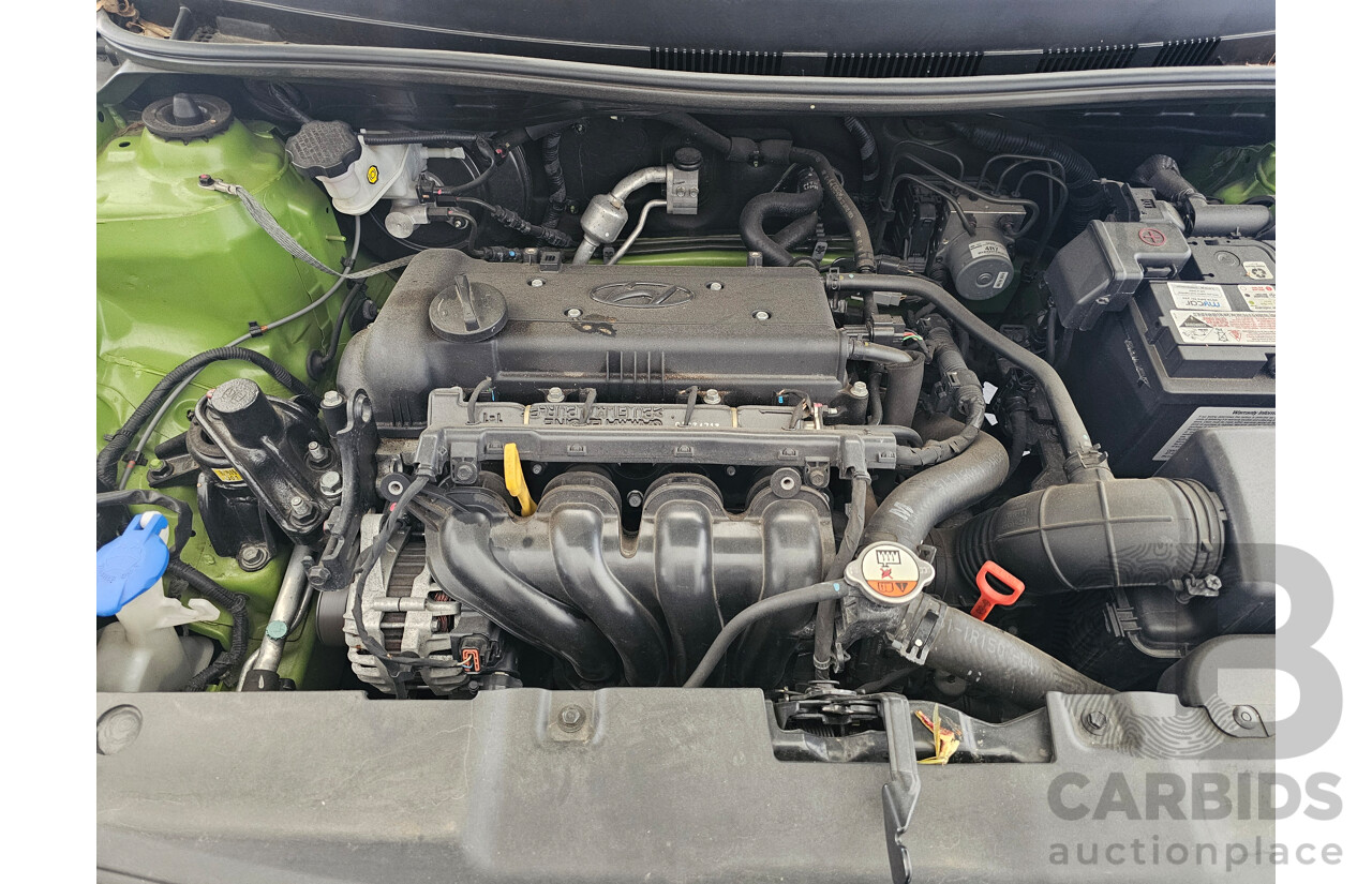 8/2013 Hyundai Accent Active RB2 5d Hatchback Green 1.6L