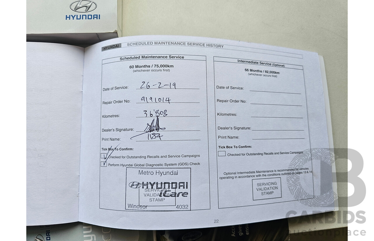 8/2013 Hyundai Accent Active RB2 5d Hatchback Green 1.6L