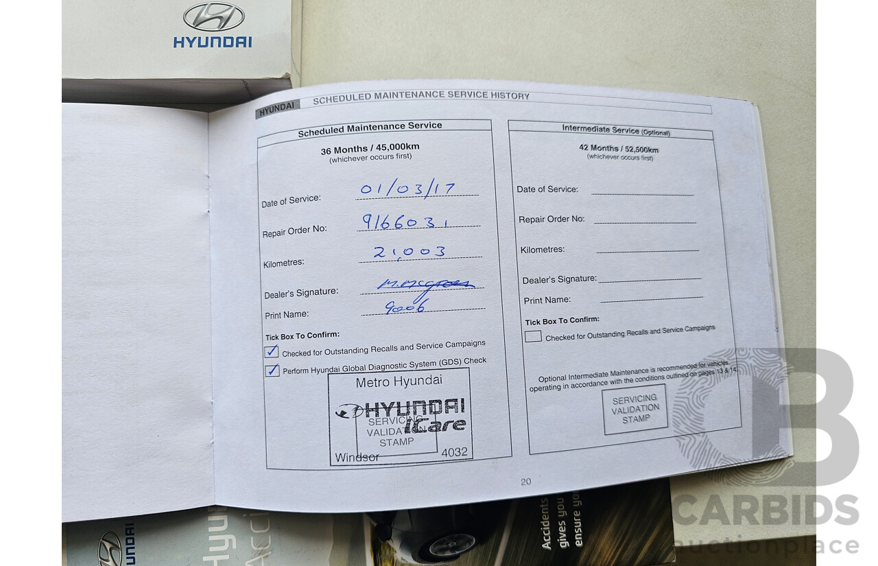 8/2013 Hyundai Accent Active RB2 5d Hatchback Green 1.6L