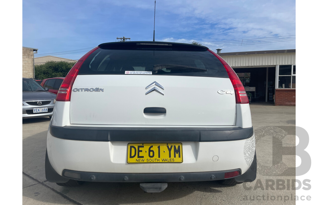 01/06 Citroen C4 SX FWD  5D Hatchback White 1.6L