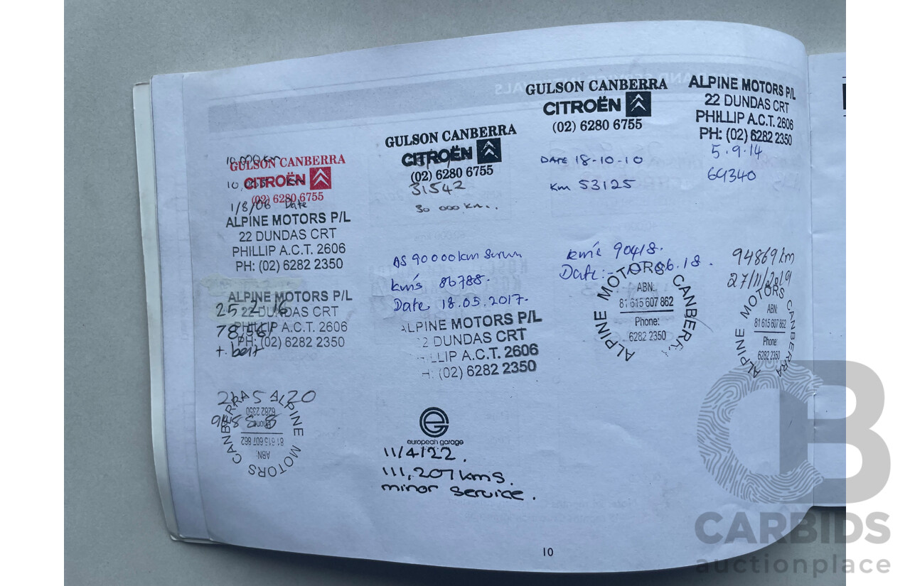 01/06 Citroen C4 SX FWD  5D Hatchback White 1.6L