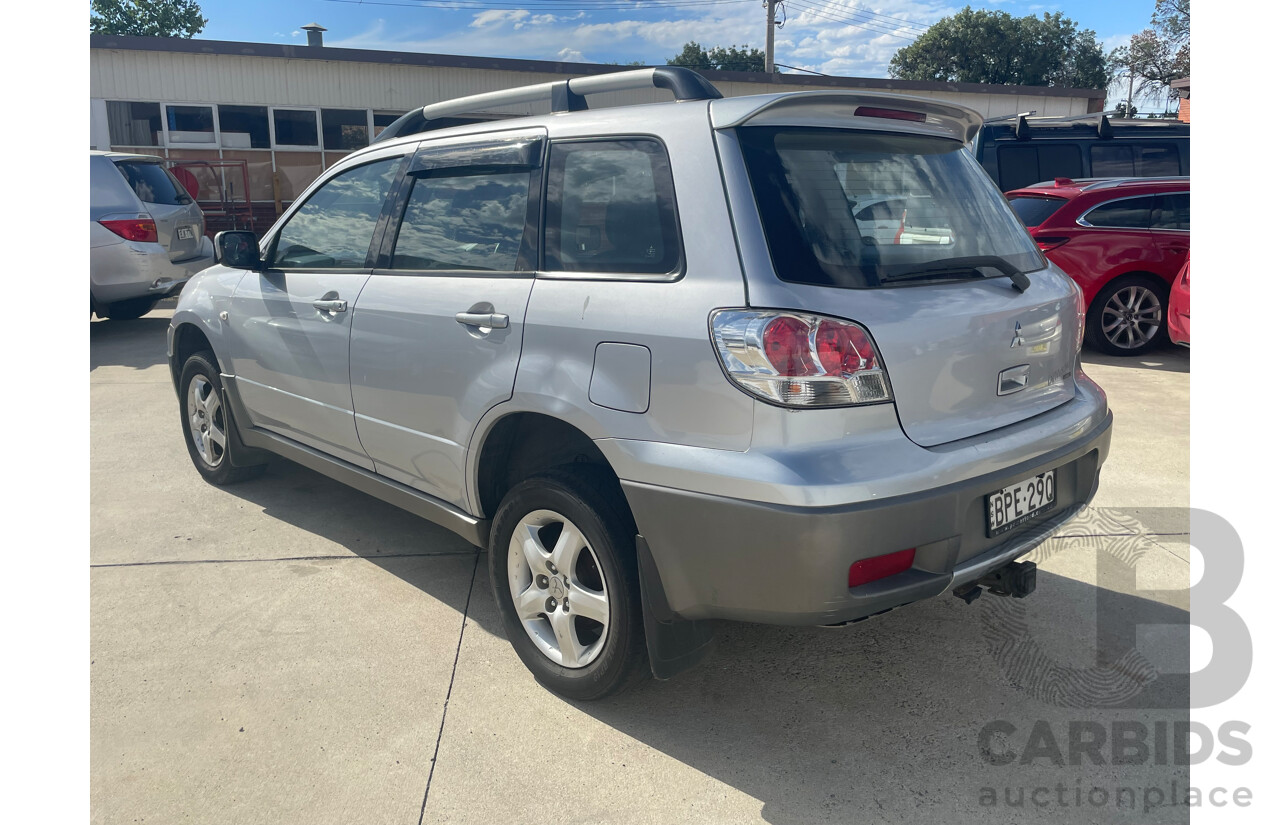7/2003 Mitsubishi Outlander XLS ZE 4d Wagon Silver 2.4L