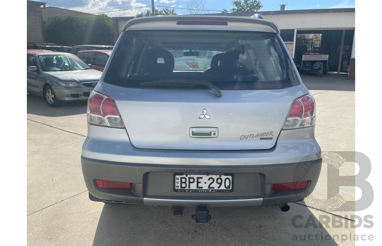 7/2003 Mitsubishi Outlander XLS ZE 4d Wagon Silver 2.4L